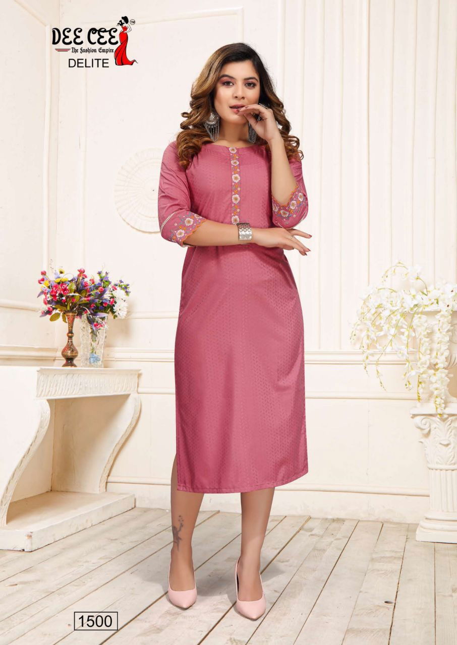 Deecee Delite Regular Wear Fancy Designer Kurti Collection